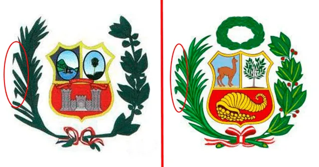 Similitudes del escudo de Alto Paraguay con el de Perú. Foto: composición LR   