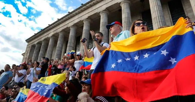 Venezolanos en Argentina. FOTO: Composición LR/NA   