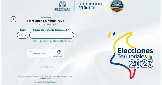 cómo votar en elecciones 2023 | a qué hora se vota | dónde votar | mesa de votación | Colombia 2023