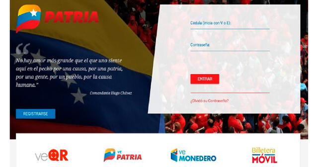 El Sistema Patria es la plataforma de pago de los Bonos Patria. Foto: composición LR/Patria   