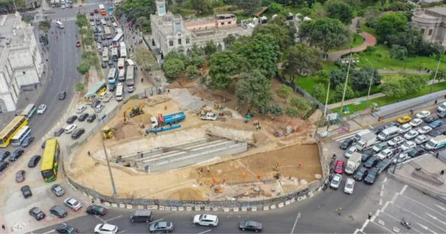  Paseo Colón se encuentra clausurada por obras de la Línea 2. Foto: MTC   