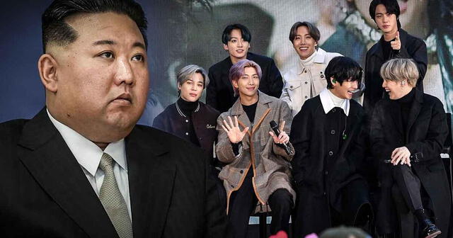 Kim Jong-un ya había calificado al k-pop como un "cáncer vicioso" que podría corromper al pueblo de Corea del Norte. Foto: composición LR/AFP   