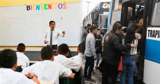 El Ministerio de Educación responde sobre clases el lunes 14 de octubre tras dudas sobre paro de transportistas. Foto: difusión/LR   