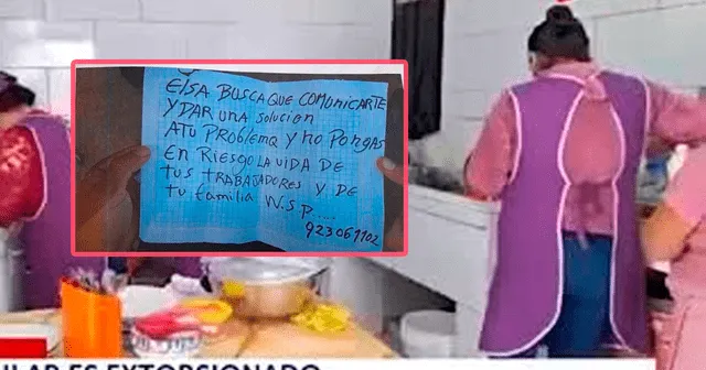  Delincuentes extorsionan a comedor popular de SJL y exigen cupos de S/20.000. Foto: captura Exitosa   