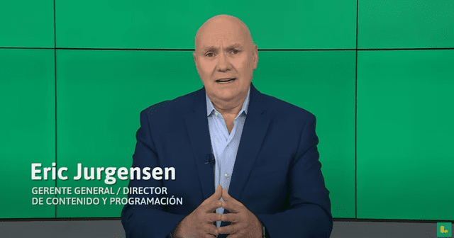 El gerente general Eric Jurgensen hizo el anuncio en Latina. Foto: Latina. El gerente general Eric Jurgensen hizo el anuncio en Latina. Foto: Latina.