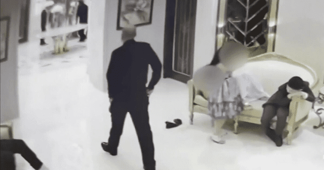  El sujeto que ingresó a la boda en California. Fuente: Difusión   