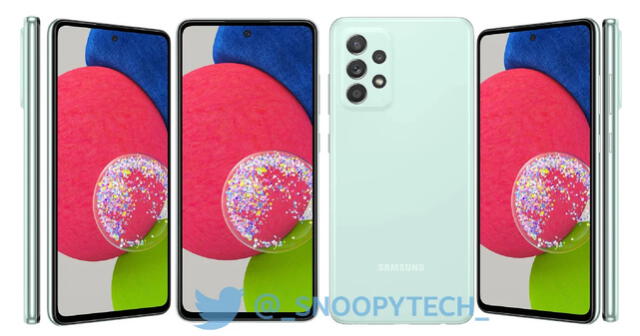 El diseño del Samsung Galaxy A52s 5G