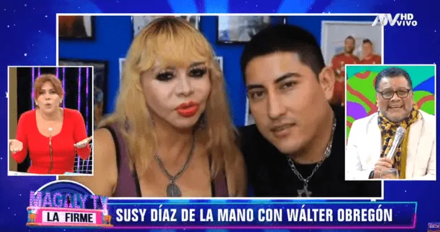 Susy Díaz y Walter Obregón retomaron relación.