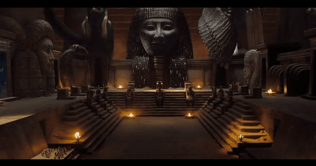 Escena de "Moon knight" que reune a 5 dioses egipcios. Foto: Disney Plus