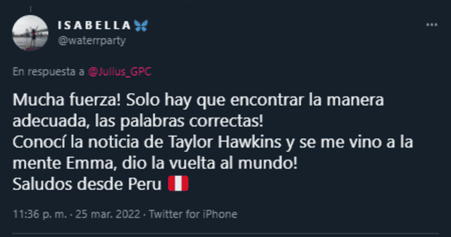 Taylor Hawkins falleció a los 50 años de edad en la ciudad de Bogotá. Foto: Twitter