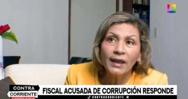 Fiscal Elizabeth Peralta. Foto: captura/Willax   