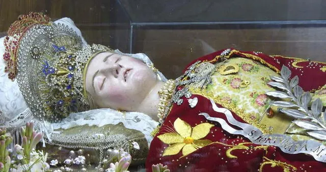Imagen de la Virgen y Mártir Santa Fortunata en Moquegua. Foto: Andina. Imagen de la Virgen y Mártir Santa Fortunata en Moquegua. Foto: Andina.