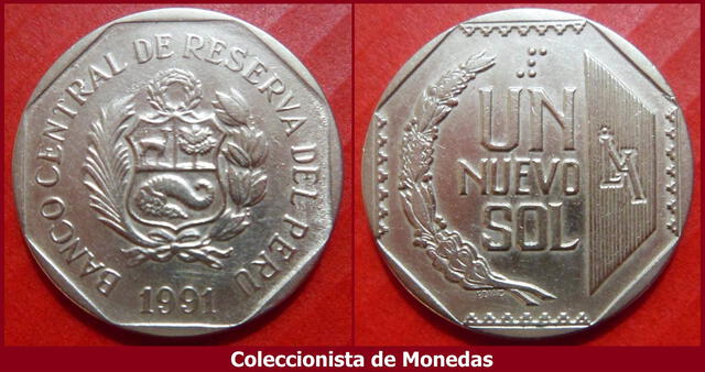 Moneda de un sol de 1991