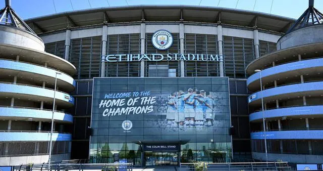 Etihad Stadium: campo del Manchester City. Foto: AFP
