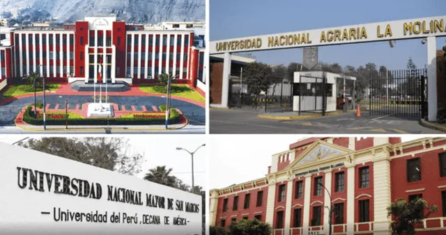 La UNI está catalogada como una de las mejores universidades públicas del país. Foto: composición LR/UNI/UNAM/UNMSM/UNFV La UNI está catalogada como una de las mejores universidades públicas del país. Foto: composición LR/UNI/UNAM/UNMSM/UNFV