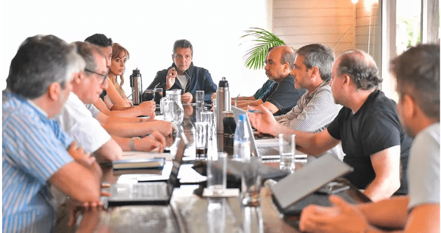  Sergio Massa se reunió con su equipo económico y definió el equipo a cargo de la transición. Foto: Ministerio de Economía    