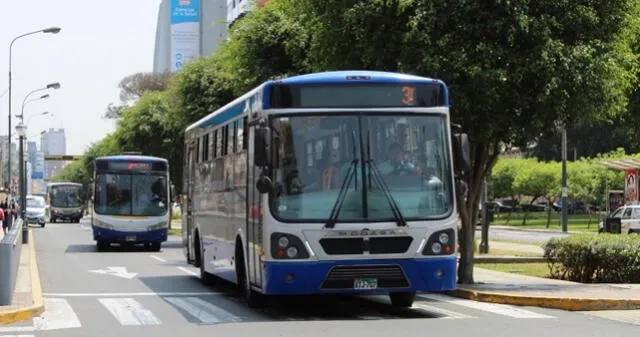 Corredores también cambiarán su horario habitual durante el lunes 29 de julio. Foto: ATU   