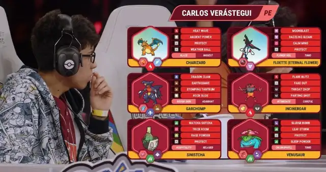 El equipo que usó Carlos Verastegui en la final de Pokémon Champions 2026