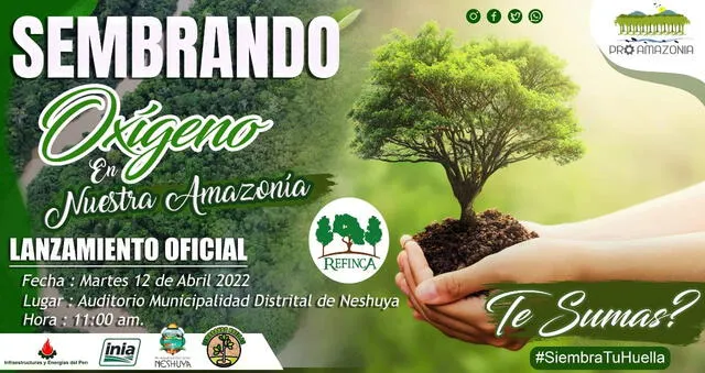 Afiche oficial del evento que será lanzado el martes 12 de abril. Foto: Grupo Pro Amazonía