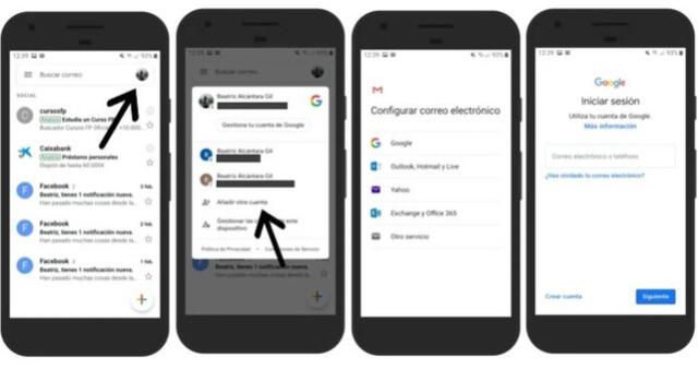 Gmail: como abrir dos o más cuentas en un solo teléfono Android