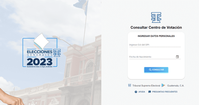  Conoce cómo votar en las elecciones de Guatemala 2023. Foto: Donde votas 2023 TSE/captura   