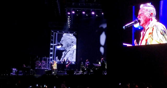  Ricardo Montaner en concierto. Foto: Erwin Valenzuela/La República    