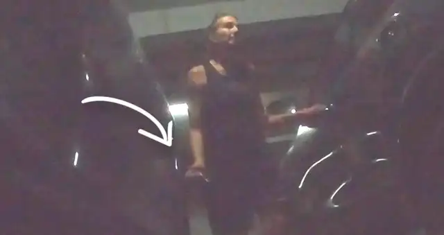 Natalia Málaga usó llave para rayar vehículo que pertenecería a hijo de Eva Ayllón. Foto: X Natalia Málaga usó llave para rayar vehículo que pertenecería a hijo de Eva Ayllón. Foto: X