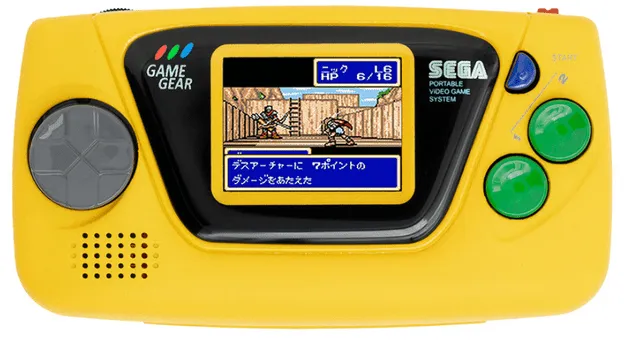Sega Game Gear Micro amarilla