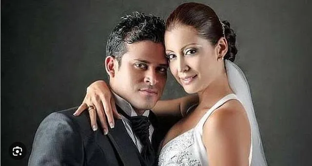 Karla Tarazona y Christian Domínguez se casaron simbólicamente en 2014. Foto: Difusión.   