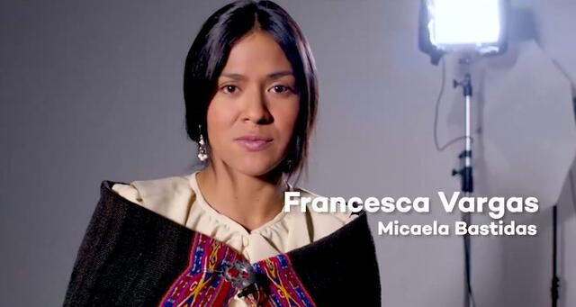 Francesca Vargas dará vida a Micaela Bastidas. Foto: Latina
