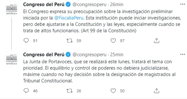 Publicaciones del Congreso.