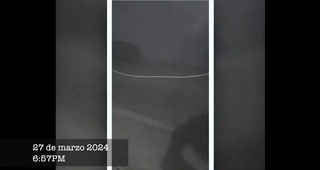 Agraviados mostraron el daño que Natalia Málaga le hizo a su auto. Foto: X Agraviados mostraron el daño que Natalia Málaga le hizo a su auto. Foto: X