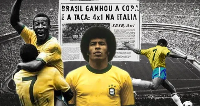 Jairzinho marcó 7 goles en el Copa del Mundo de 1970. Foto: mmsports.com