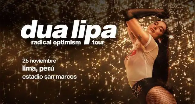 Dua Lipa se presenta en Lima como parte de su tour 'Radical Optimism'. Foto: difusión