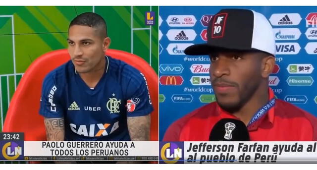 <em> Desinformación sobre Paolo Guerrero y Jefferson Farfán. Foto: captura de Facebook</em>   