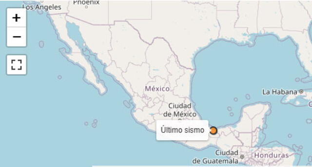 Último temblor hoy en México. Foto: SSN Último temblor hoy en México. Foto: SSN
