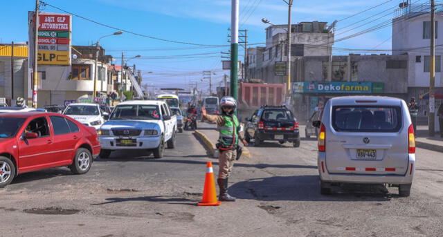 Policía ayudará con el tránsito en las vías que serán usadas en el plan de desvíos. Foto: Municipalidad de Arequipa