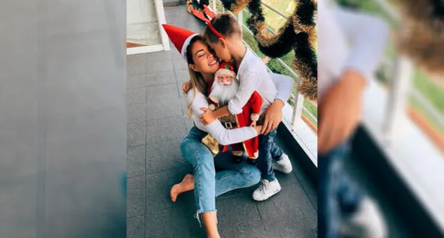 Sheyla Rojas publica inédita foto de su niñez y usuarios destacan parecido con su hijo [FOTOS]