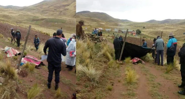 Tormenta eléctrica mata a pareja de esposos en Puno