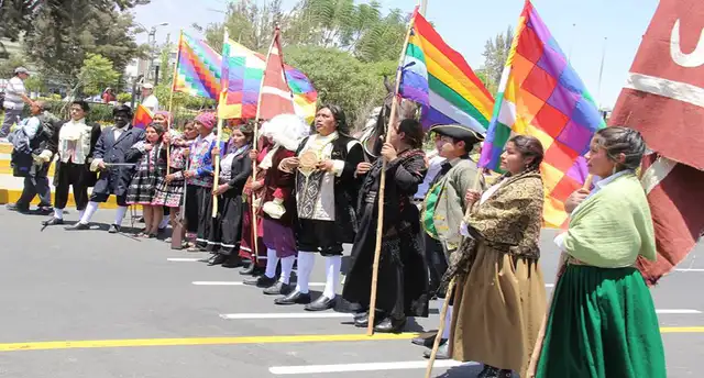 Actores de Cusco escenifican rebelión y muerte de Túpac Amaru II en Arequipa [FOTOS Y VIDEO]