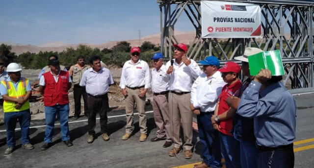 Habilitan tránsito en puente Montalvo, que une a Tacna y Moquegua  [FOTOS]