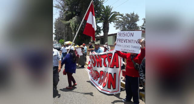 Tacna: Ciudadanos piden prisión preventiva para gobernador Omar Jiménez [VIDEO]