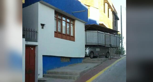 Arequipa: Vecino se apoderó de vereda para instalar su cochera [FOTOS]
