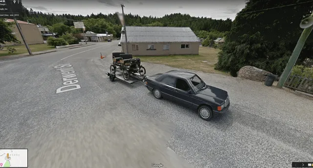 Google Maps: Impactado quedó Fan de Harry Potter al encontrar un 'Thestral' jalando las carretas [FOTOS]
