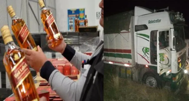Incautan mil cajas de whisky, ron y tequila de contrabando en Puno [FOTOS]