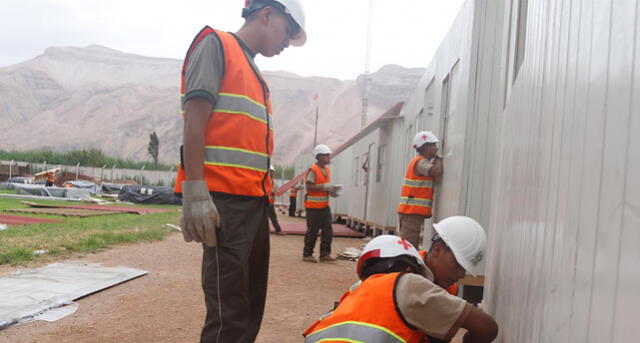 Arequipa: instalan módulos de vivienda para damnificados por huaico en Aplao [VIDEO]