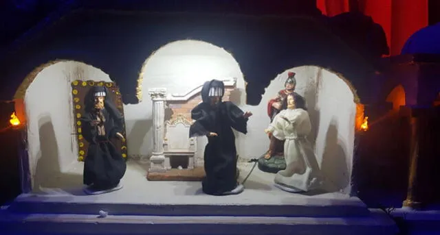 Familia tardó 60 días en armar La Pasión de Cristo mecatrónico en Arequipa [FOTOS y VIDEO]