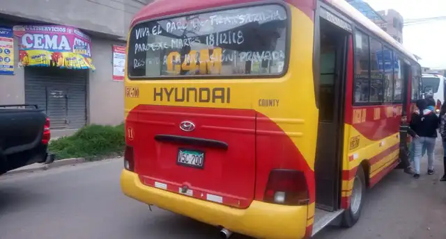 Facebook: Cobradora de combi en Cusco amenaza a quienes no pagan S/ 1 [VIDEO]