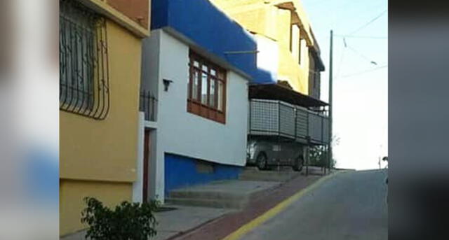 Arequipa: Vecino se apoderó de vereda para instalar su cochera [FOTOS]