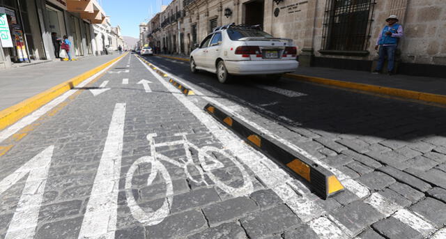 Ministerio de Cultura en desacuerdo con paraderos de ciclovías en Arequipa [FOTOS]